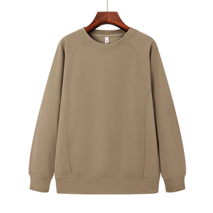 Sudadera de cuello redondo para hombre, oversize, con logo frontal, color liso, de algodón tejido, estilo casual de invierno, forro antipilling. - Product Image 4