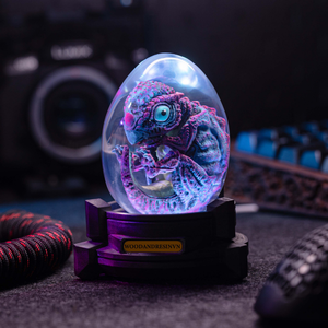Lámpara de resina personalizada, lámpara de resina, luz nocturna personalizada, lámpara de epoxi de Pokémon, lámpara art déco, regalo personalizado, regalo hecho a mano - Product Image 3