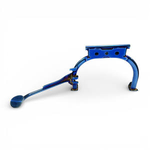 Soporte Central para Motocicleta de Carreras, Acero Inoxidable 304, Acabado Azul Titanio, Certificado ISO 9001, Fabricación Personalizada de Fábrica OEM - Product Image 2