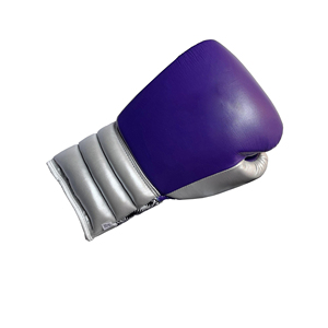Guantes de boxeo con logotipo y tamaño personalizados, de alta calidad, de cuero vacuno auténtico, con cordones, antideslizantes y que absorben la humedad. - Product Image 6