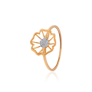 Diamante radiante de 0.07 quilates, certificado por IGI, color H-I, corte brillante natural, claridad VS-SI, en oro amarillo macizo. - Product Image 3