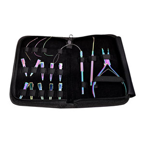Stainless Steel and Plastic <b>Hair</b> Extension <b>Tools</b> Kit Professional <b>Hair</b> <b>Styling</b> Set with Pliers Loop Needle Comb Clips - Product Image 1