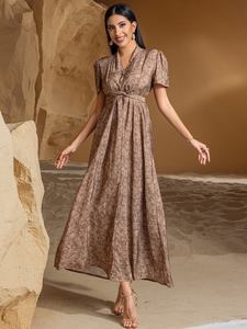Vestido abaya modesto estilo Dubái, vestido de lujo para mujeres, abaya musulmana de lujo, fabricante mayorista con logotipo personalizado OEM ODM. - Product Image 2