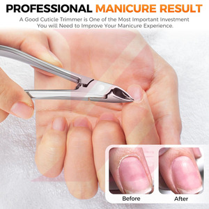 Ergonomic Design Cuticle Nipper Stainless Steel Sharp <b>Edge</b> Nail Grooming <b>Cutter</b> for Professional Beauty Salon - Product Image 2