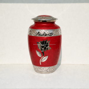 Urna Funeraria de Aluminio de Alta Calidad para Adultos, Estilo Americano Monarca, Grabada con Rosas, para Cenizas Humanas, 200/220, Suministros Funerarios - Product Image 6