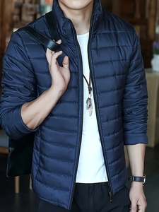 Custom Corduroy Men Puffer Jacket Thick Warm Winter Outerwear Streetwear <b>Bubble</b> <b>Coat</b> Factory Wholesale - Product Image 4