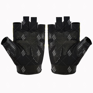 New Arrival Unisex Sports Training Gloves for Gym Weightlifting with Moisture Wicking Fabric Strong <b>Grip</b> and Wrist Stability - Product Image 5