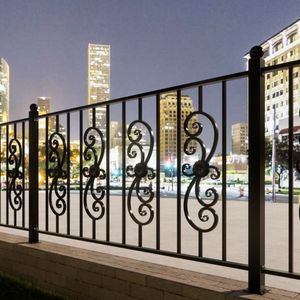 Balustrades de balcon modernes et classiques en acier inoxydable et en fer forgé, artisanat en fer de qualité supérieure pour la sécurité et l'élégance en extérieur - Product Image 5