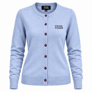 Women's Elegant Knitted <b>Cardigan</b> Bulk Manufacturer Round Neck Front Buttons Soft Rib Trim <b>Ladies</b> Fashion Sweater Exporter - Product Image 1