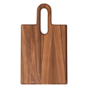 Planche à découper en bois d'acacia, design moderne avec poignée, robuste, épaisse, durable, sûre pour les couteaux, idéale pour couper, servir et offrir en cadeau - Product Image 1