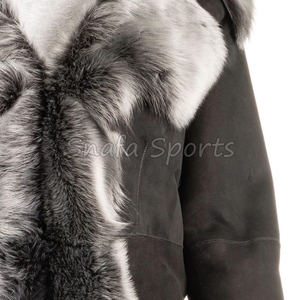 Genuine Sheep <b>Leather</b> <b>Jacket</b> for Women Wholesale <b>Long</b> <b>Leather</b> Coats Ladies Fashion Italian Style <b>Leather</b> <b>Jacket</b> - Product Image 3