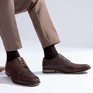 Zapatos Planos Casuales Formales de Lujo de Primera Calidad en Cuero Genuino Marrón, Ligeros, a Precio Económico, Botas y Zapatos al por Mayor ROYAL SPORTS - Product Image 3