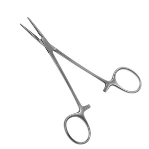 Pinces à moustiques Halsted de haute qualité 14 cm, pointe fine droite, mâchoire dentelée, en acier inoxydable, pince hémostatique chirurgicale certifiée CE - Product Image 2