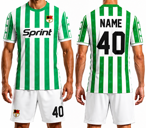 Conjuntos de Uniformes de Fútbol de Jersey de Spandex/Poliéster, Diseño sin Mangas, Cuello en V, Cintura Elástica, Nombre del Equipo Personalizado, Marca Dry Wear, Unisex para Adultos - Product Image 6