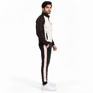 Survêtement d'entraînement léger pour homme, tenue de sport haut de gamme, tissu extensible doux, confortable et respirant, adapté pour le fitness - Product Image 6