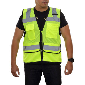 High Visibility Safety Reflective Vest Protection Reflector Construction <b>Worker</b> Security Safety Vest <b>Jackets</b> For <b>Worker</b> - Product Image 5