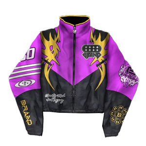 Chaqueta Cortavientos Unisex Personalizada con Bloques de Color por Sublimación, Satinada, Ecológica, Tallas Grandes, con Cremallera, Estilo Urbano, Chándal de Nylon para Invierno - Product Image 4