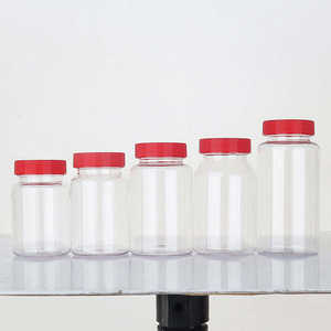 Botella Transparente de Alta Calidad, Ecológica, para Medicamentos de Mascotas, de Plástico, con Cubierta Rayada con Serigrafía - Product Image 6