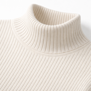 Suéter de Cuello Alto Acordonado Informal de Punto Personalizado al por Mayor para Mujer - 100% Algodón, Proveedor OEM y Fabricante Directo de Fábrica - Product Image 4