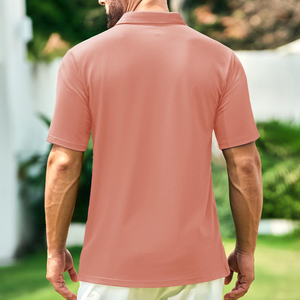 Camisetas Polo de Secado Rápido para Hombre, Tejido Ligero, Logotipo Personalizado Bordado, Camisetas Polo para Uso Diario - Product Image 2
