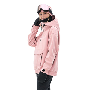 Veste de ski pour femmes, imperméable 5000 mm, coupe-vent, isolée, respirante, avec capuche, vêtements de sport d'hiver, personnalisable OEM - Product Image 2