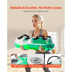 Pesi d'acqua portatili regolabili da 20 kg (70 libbre) per allenamento completo del corpo, stabilità e fitness - Product Image 2
