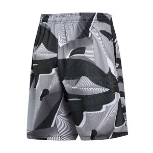 Pantalones Cortos de Baloncesto para Hombre, Diseño Deportivo, 100% Poliéster, Transpirables, de Secado Rápido, Cintura Alta, Hechos a Medida, Venta al Por Mayor - Product Image 2