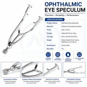 Retractor Oftálmico para Ojos, Instrumento Quirúrgico para Cirugía Ocular, Operación Manual, Certificado CE Clase I - Product Image 6