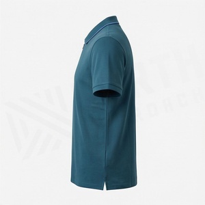 Chemise polo à manches courtes pour homme, personnalisée, demi-zip, en coton, grande taille, décontractée, pour l'été, de qualité supérieure, vêtements de sport - Product Image 3