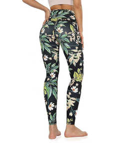 Leggings de yoga personnalisés pour femmes, taille OEM, pantalons de fitness extensibles, tissu respirant, collants de sport - Product Image 3