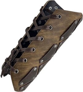 Fabricant OEM de gants en cuir avec boucles en cuir réglables pour les festivals médiévaux, le cosplay et les passionnés de costumes - Product Image 2