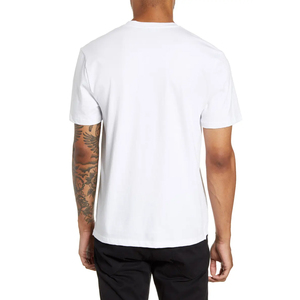 Clothing Manufacturers Custom Casual Solid T Shirt Mens Front Logo <b>Plain</b> Heavyweight 100% Cotton Regular Fit Breathable Quick - Product Image 3