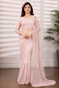 Sari de Seda Suave de Diseño Indio para Mujer, Marca Vexotrend, con Hermoso Diseño Patola, Estilo Tradicional para Bodas y Fiestas, Sin Arrugas - Product Image 3