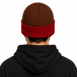Bonnet personnalisé sur mesure, bonnet d'hiver tricoté, design personnalisé, broderie, couleur unie, unisexe, chaud et confortable - Product Image 4