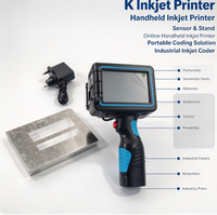 NOUVEAU Kit d'imprimante jet d'encre portable série K avec capteur et support pour le codage de date en ligne
