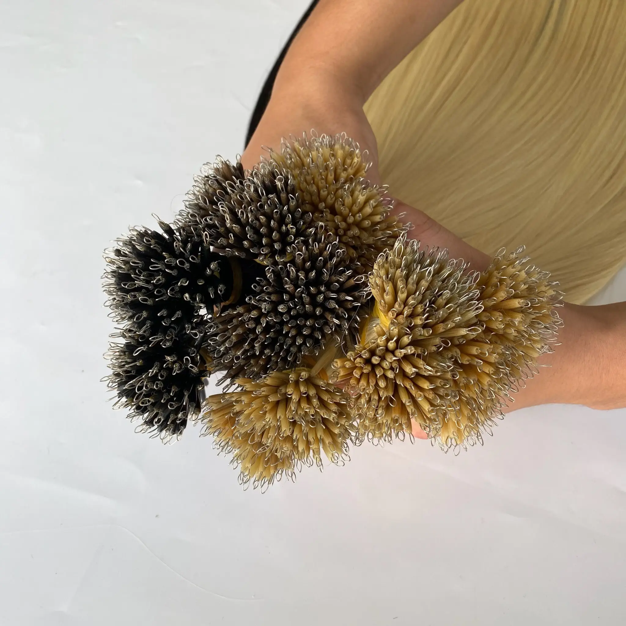 Extensions de cheveux Remy vietnamiens naturels — ali queen, cheveux humains, vierges, très Double Drawn, à la mode, avec prix de gros, 12A