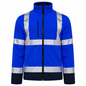 Safety <b>Jacket</b> Hot Sale Two Tone Thermal High Visibility Waterproof <b>Hi</b> <b>Vis</b> Reflective Safety <b>Softshell</b> <b>Jacket</b> Windbreaker <b>Jacket</b> - Product Image 3
