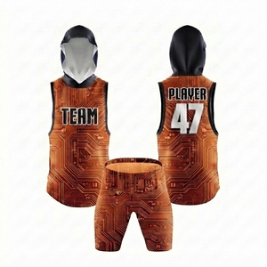 Ensemble de maillots et shorts légers et respirants pour le football 7 contre 7, anti-UV, à séchage rapide, coupe athlétique, résistant à l'usure - Product Image 1