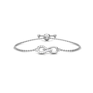 Bracelet à breloques en chaîne fine pour femmes, bijoux de poignet réglables, accessoire de mode, cadeau pour anniversaire, mariage - Product Image 2