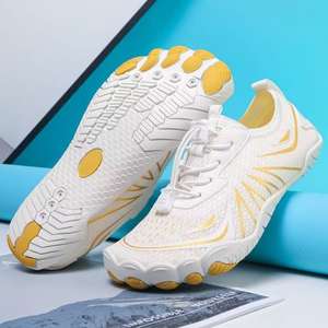 Chaussures de plongée pieds nus à cinq doigts ROWOO unisexes - Respirantes, antidérapantes, anti-coupures pour la natation, le canyoning et l'utilisation en extérieur sur la plage - Product Image 1