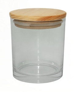 Pot de conservation en verre borosilicate avec couvercle en bambou, écologique, prêt pour les fêtes, récipient alimentaire, ustensile de cuisine moderne, personnalisable - Product Image 6