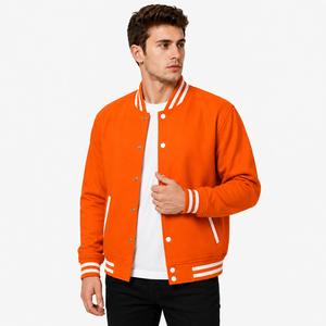 Vêtements d'extérieur Varsity au style classique et au confort agréable, offrant une chaleur pratique pour un usage quotidien et saisonnier à la mode. - Product Image 1