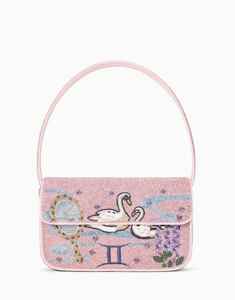 Bowknot Pattern Underarm Bag Woven Seed Beaded Purse For <b>Wedding</b> Prom Party Ladies Cosmetics Organizer Phone Storage Handbag - Product Image 3