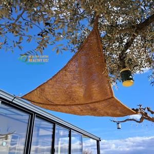 Couverture de pergola rustique en fibre de coco naturelle tressée, respirante et écologique, pour terrasse et café - Product Image 2