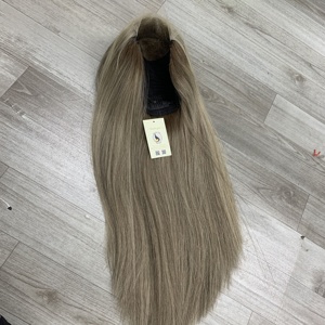 Brun à mettre en évidence les cuticules complètes Perruque de cheveux humains vietnamiens droite de qualité supérieure avec des perruques de couleur de dentelle suisse HD du Vietnam - Product Image 2