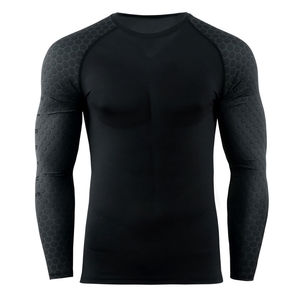 BJJ <b>Men</b> <b>Rash</b> <b>Guard</b> Customized Wholesale Rate <b>Men</b> <b>Rash</b> <b>Guard</b> in Cheap Price Breathable Sustainable OEM ODM Service MMA - Product Image 2