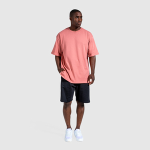 T-shirts graphiques amples pour hommes en coton 100% de qualité supérieure, impression sérigraphique personnalisée, anti-plis, effet vieilli, coupe oversize, grammage lourd, grandes tailles - Product Image 6
