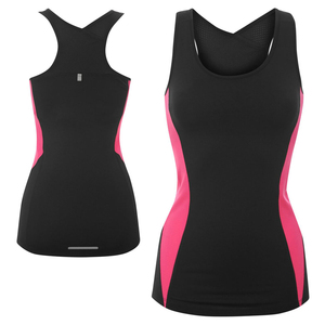 Débardeur de fitness pour femme en jersey de bambou doux 180g, dos ouvert, motif à pois, style sexy et club, idéal pour le yoga en été - Product Image 2