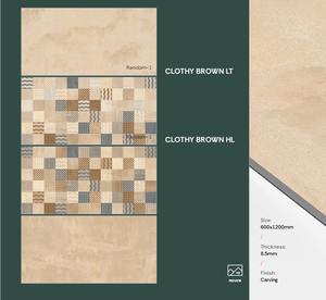 Venta al por Mayor de Fábrica: Baldosas de Porcelana de 600x1200cm, Baldosas de Porcelana de Alto Brillo, Gran Formato, Materiales de Construcción para Uso Comercial en Hoteles - Product Image 3