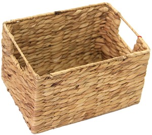 Cesta de Jacinto de Agua Tejida a Mano Ligera y Moderna, Proveedor Mayorista de Organizadores de Juguetes Sostenibles de Vietnam - Product Image 1
